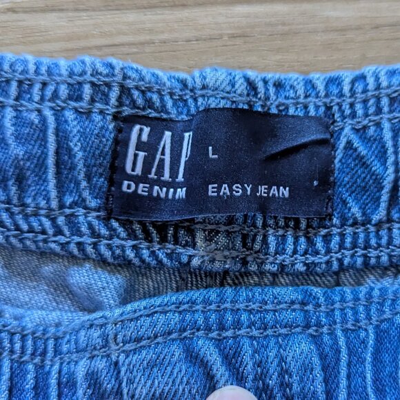 Gap Upcycled Easy Jeans, Embroidered Floral, L - Picture 3 of 8